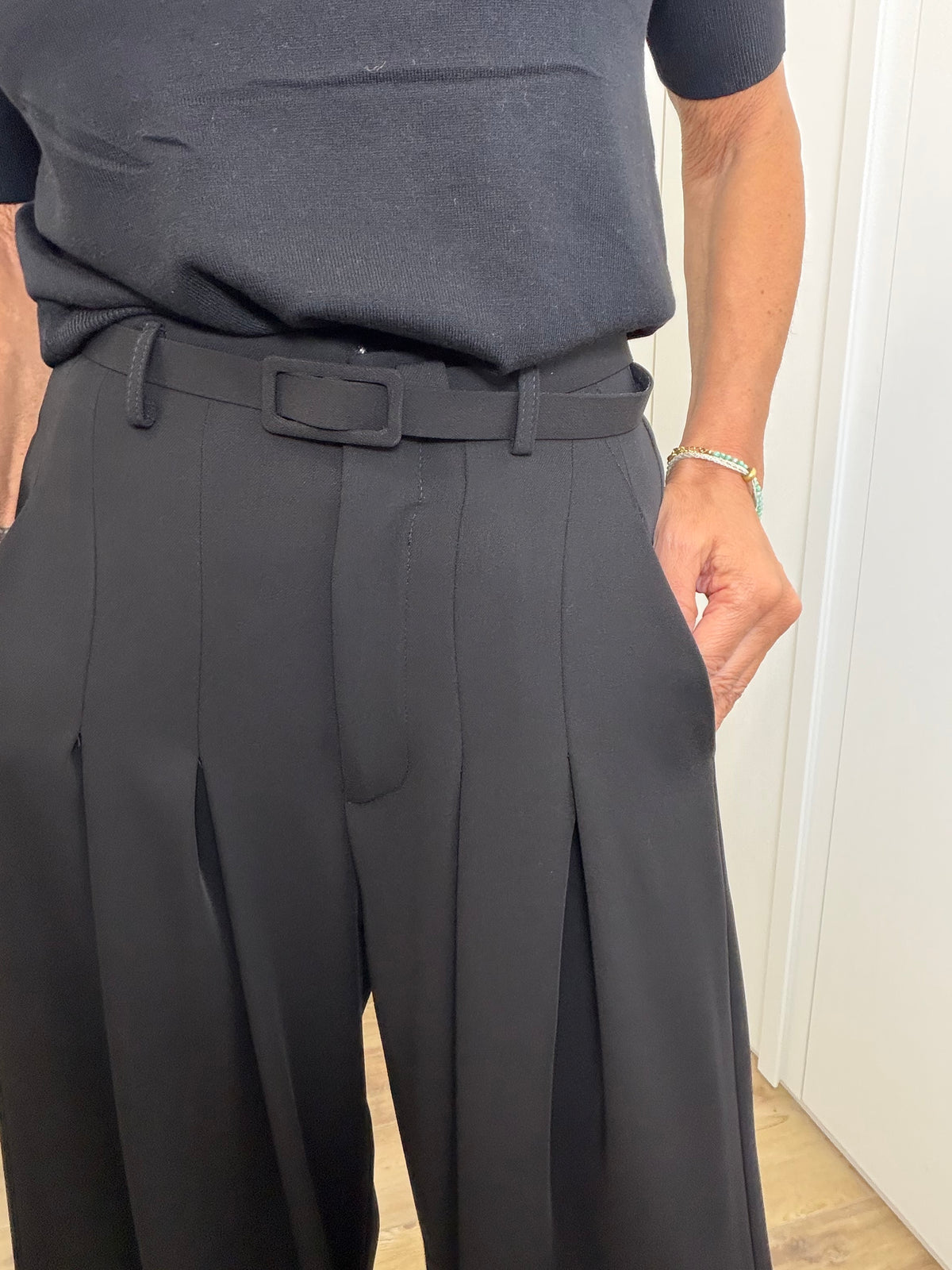 Pantalone Sartoriale Palazzo con Cintura