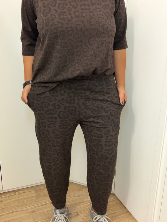 Pantalone Felpa Ovetto Maculato Curvy ART.ST501981 SUSYSTAR