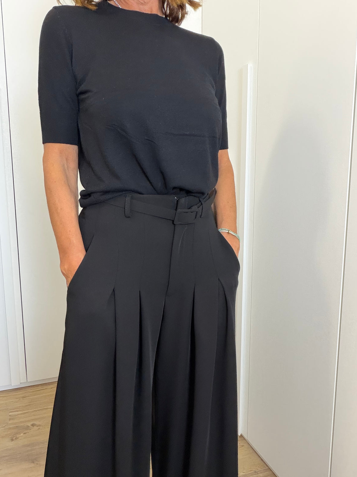 Pantalone Sartoriale Palazzo con Cintura