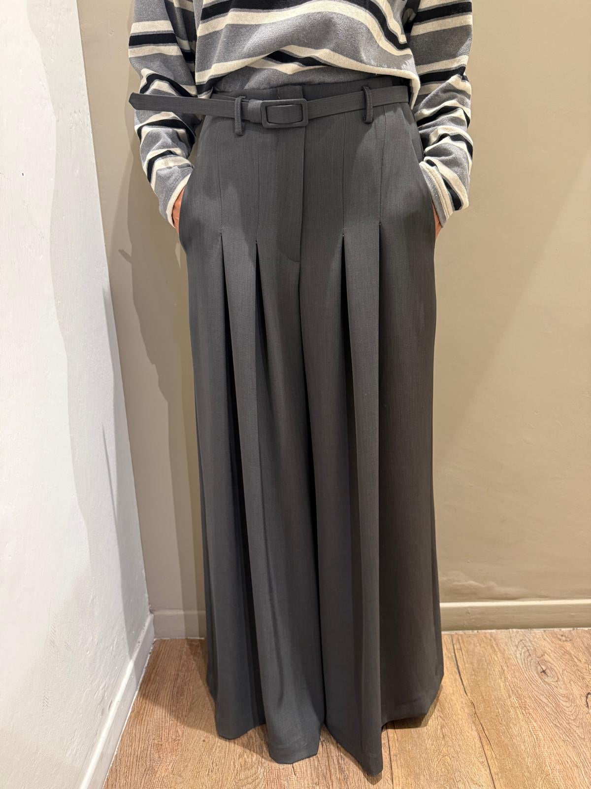 Pantalone Sartoriale Palazzo con Cintura