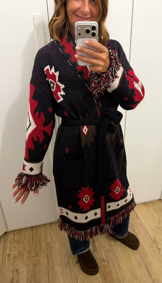 Cardigan jacquard SUSYMIX