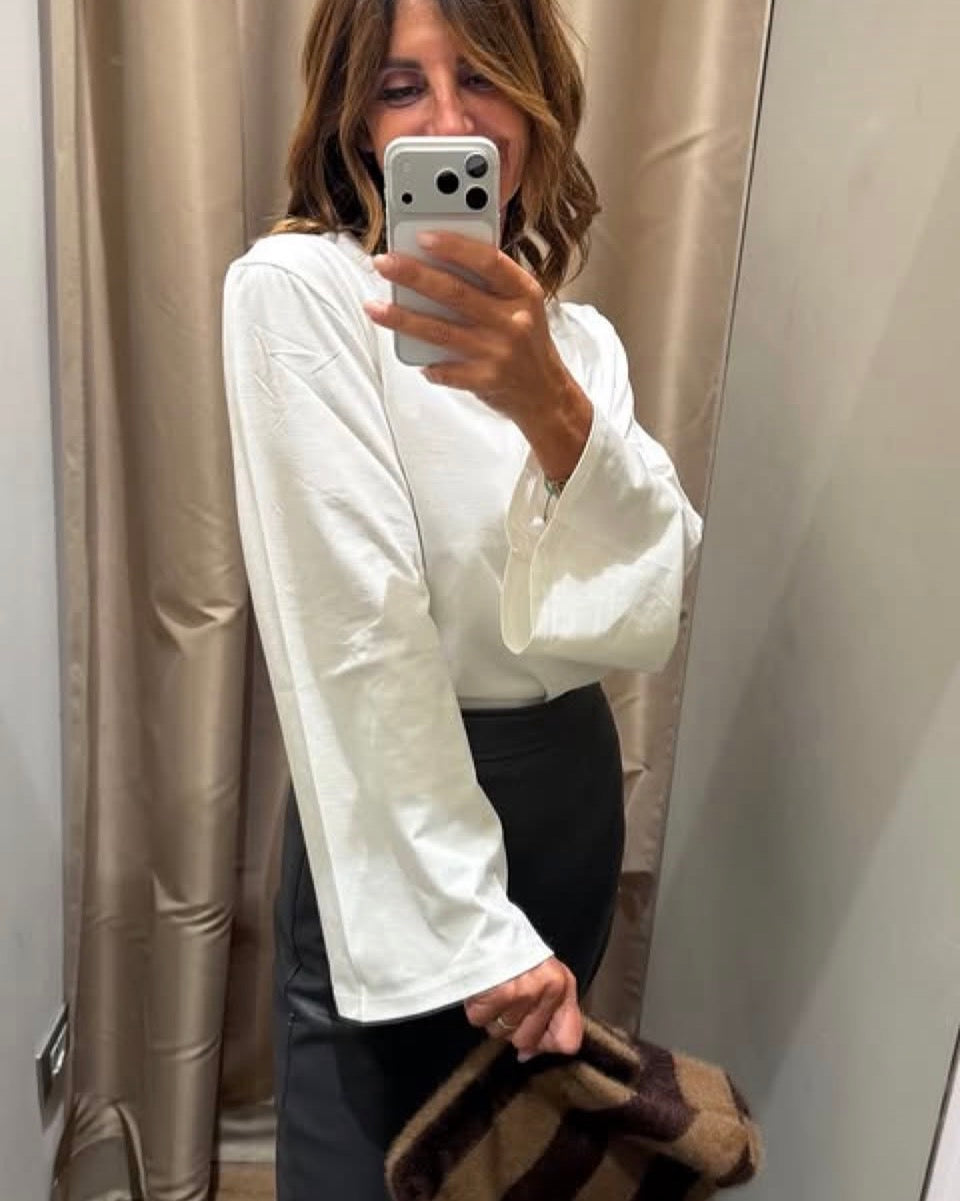 T-shirt Cotone Manica Calla