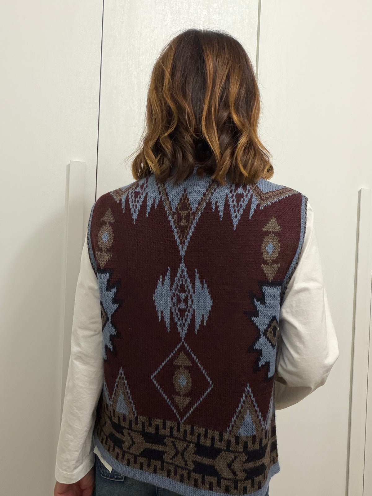 Gilet jacquard