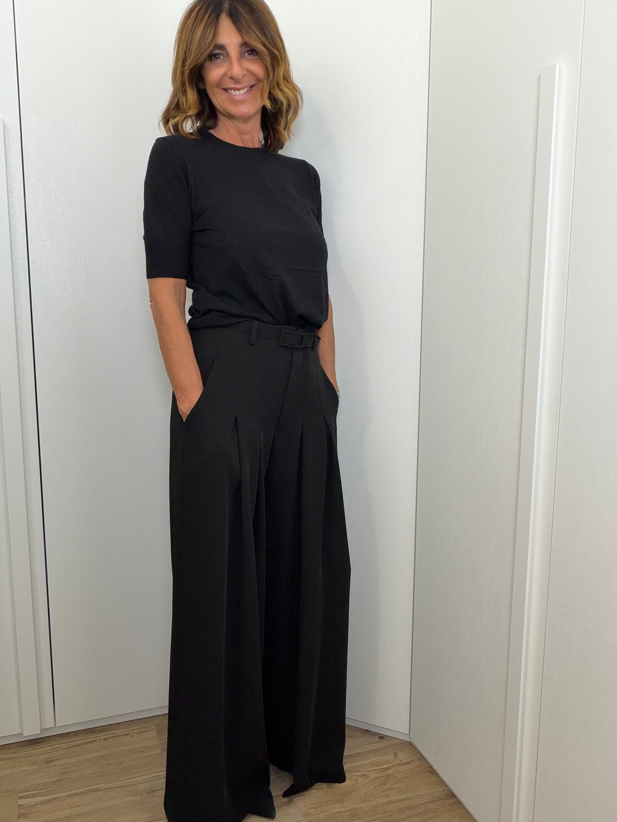 Pantalone Sartoriale Palazzo con Cintura